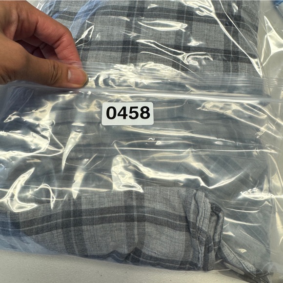 Rag & Bone Gray Plaid Button Down Shirt Men’s Large Classic Fit Cotton - Picture 16 of 16